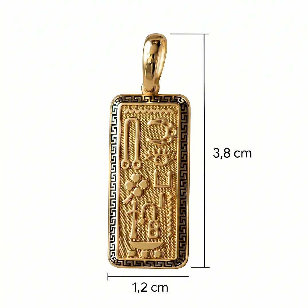 Antik Mısır Hiyeroglif Kolye Ucu - 3