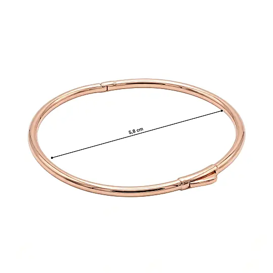 Minimal Rose Altın Kelepçe (1)