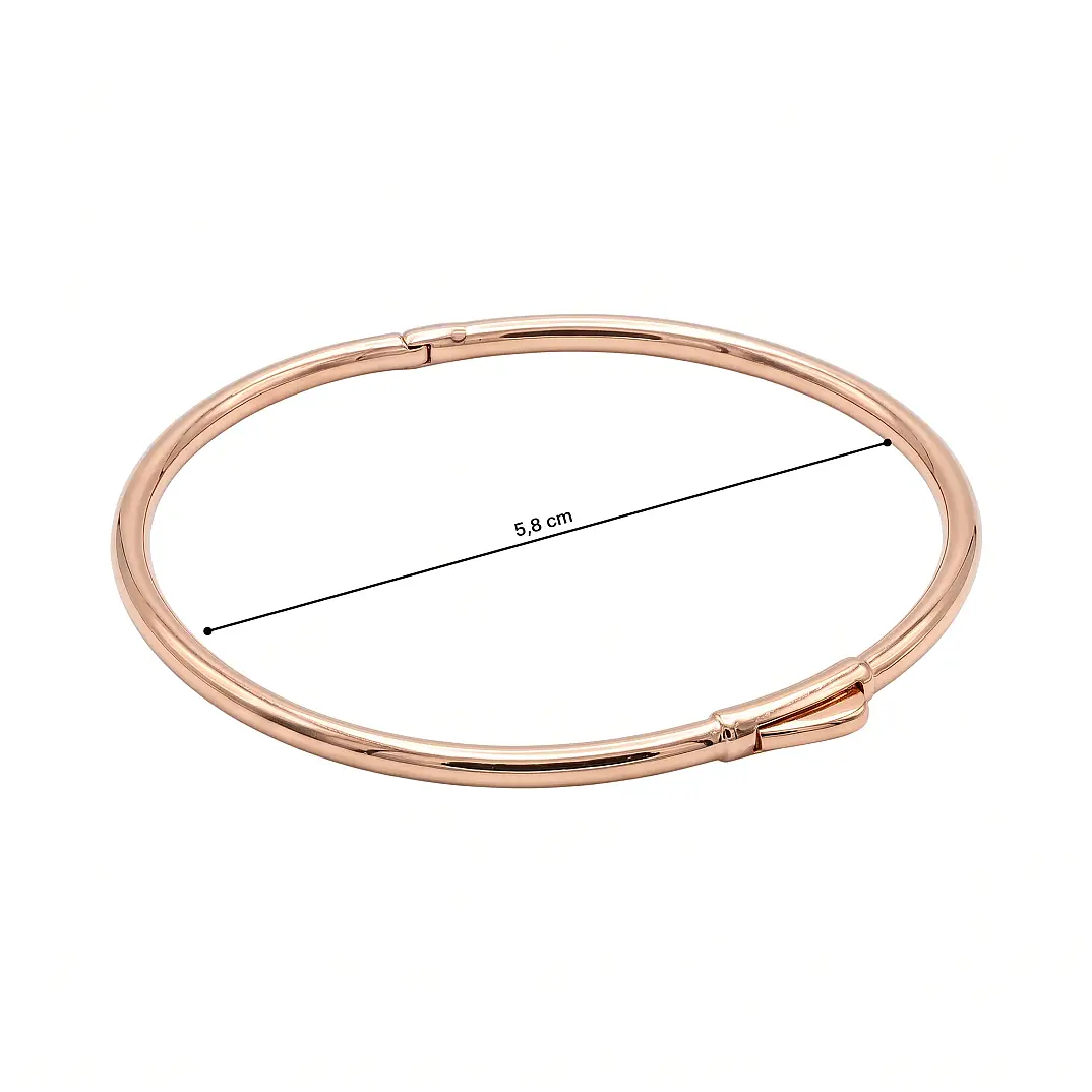 Minimal Rose Altın Kelepçe - 2